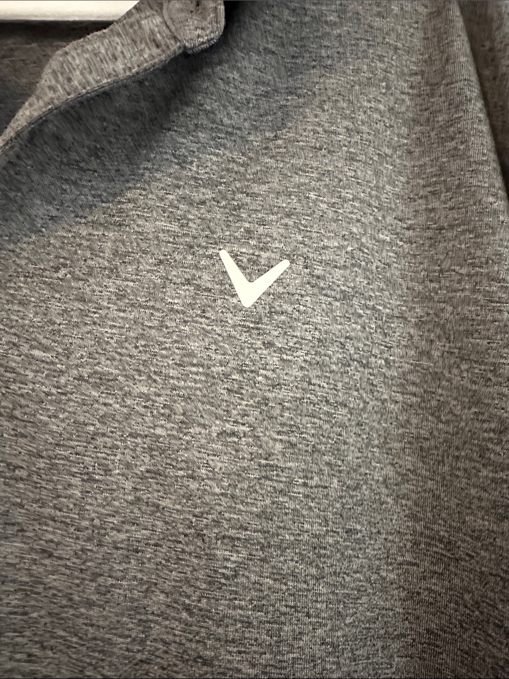 Callaway Men's Heather Charcoal Polo - Picture 4 of 4